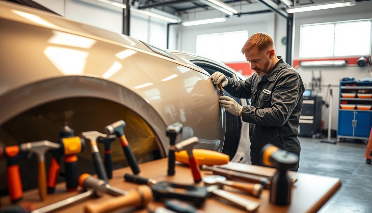 hail damage repair process
