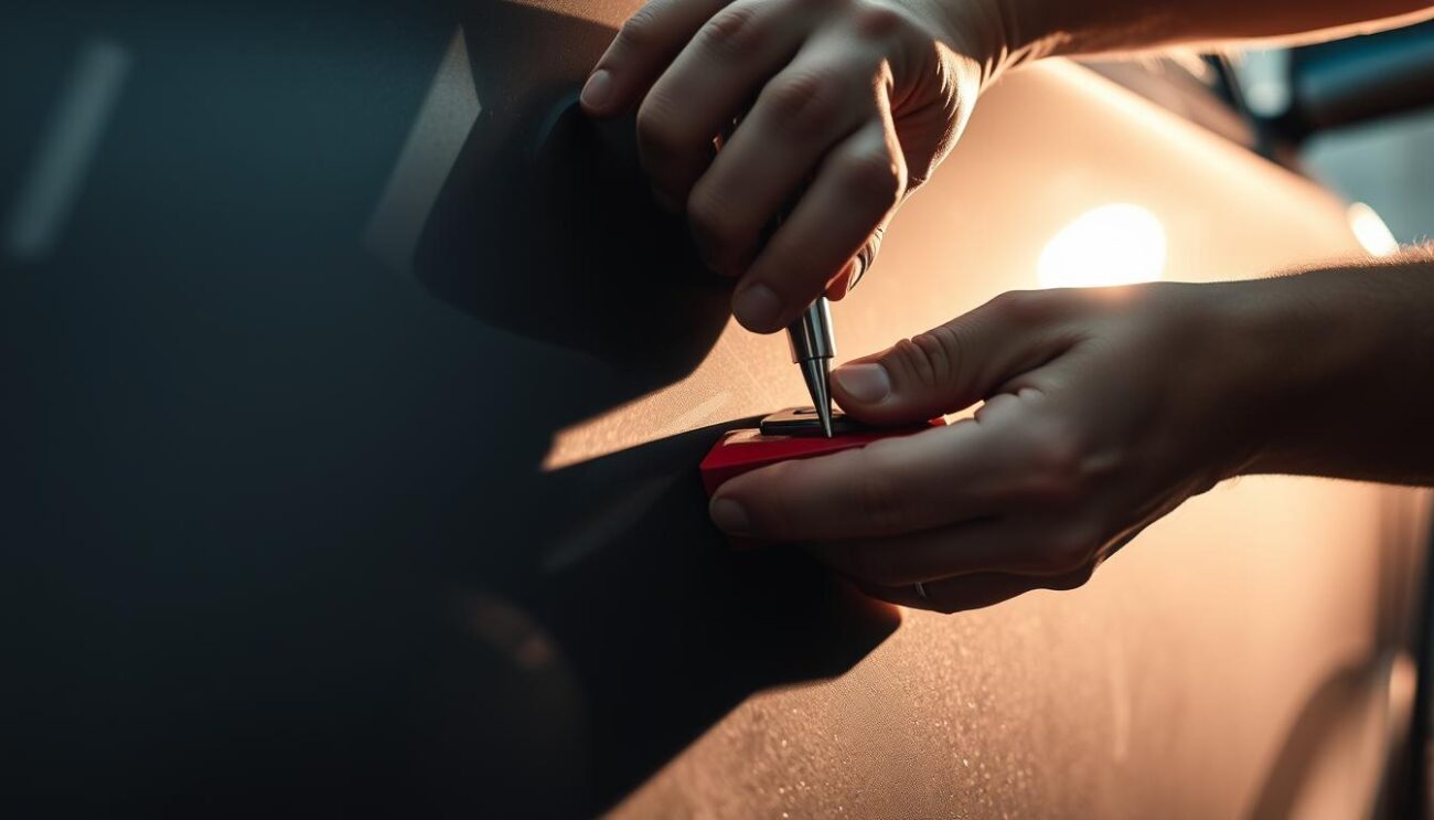 paintless dent removal process